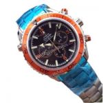 Omega Seamaster Planet Ocean SS Orange Bezel 7750 Movement